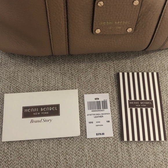 Henri Bendel Jetsetter Mini Convertible Leather Backpack - Picture 2 of 10